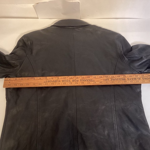 JL Colebrook Women’s Black Leather Jacket size Large - Picture 11 of 13